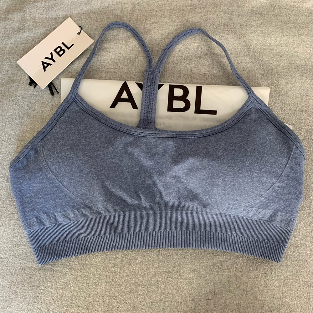 Blue marl aybl seamless bra M
